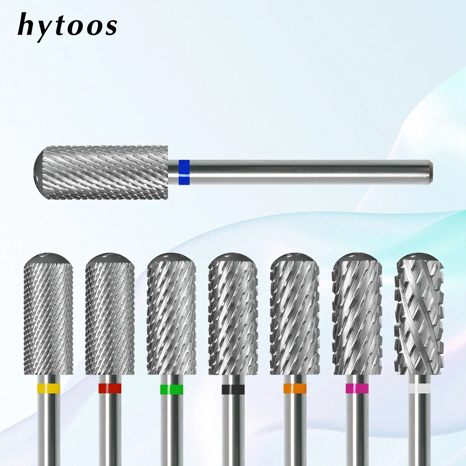 HYTOOS 5.35mm Safety Barrel Nail Drill Bit – Pro Gel Polish Removal Bit for Electric Nail Files Fast & Safe Acrylic & Poly Gel