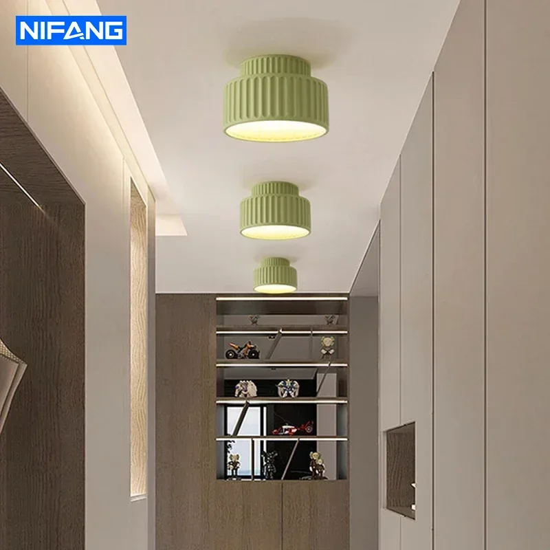 Nordic Harz LED Deckenleuchte Oberflächenmontage Modern Minimalistisch für Schlafzimmer Flur Wohnzimmer Studie Restaurant Beleuchtung