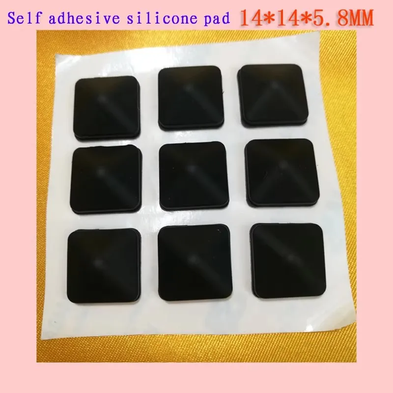 3M self-adhesive rubber pad square rubber pad damping cushion chassis pad notebook anti slip pad silicone gasket 14*14*5.8mm