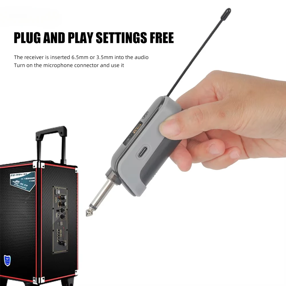 Wireless UHF PLL Controlled Professional Live Studio Microphone Recording