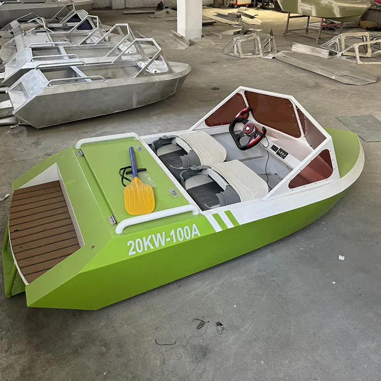 Safe Eco Friendly Mini Water Karting Boat, Stable Power Component For All Age Outdoor Water Park Surf Activity view 5