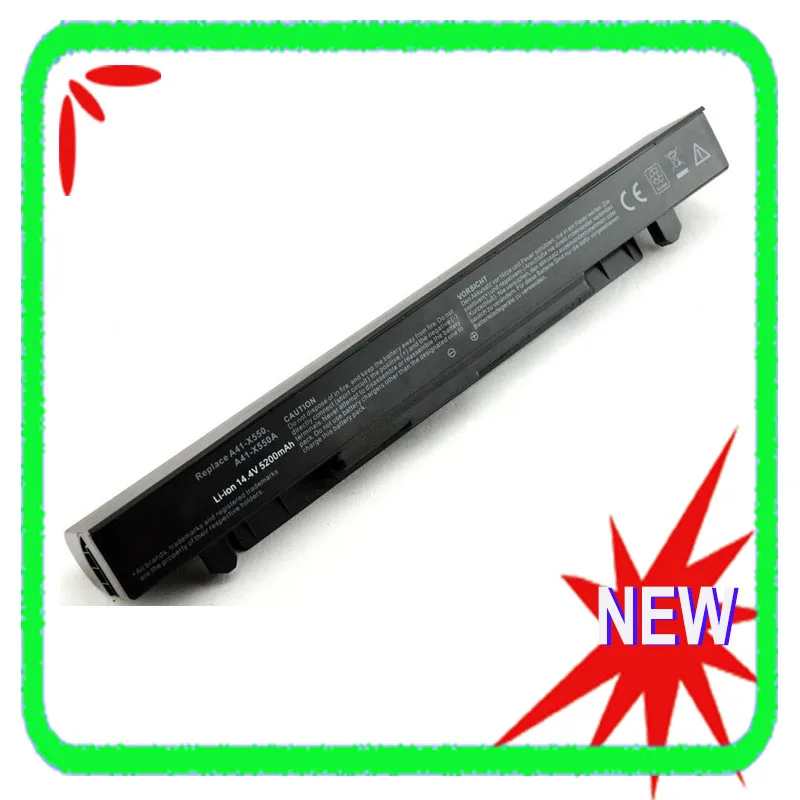 

New A41-X550A Battery For Asus X450LC X452 X452C R409 R409L R409V R510 R510CA R510CC R510D K450 K450L 5200mAh