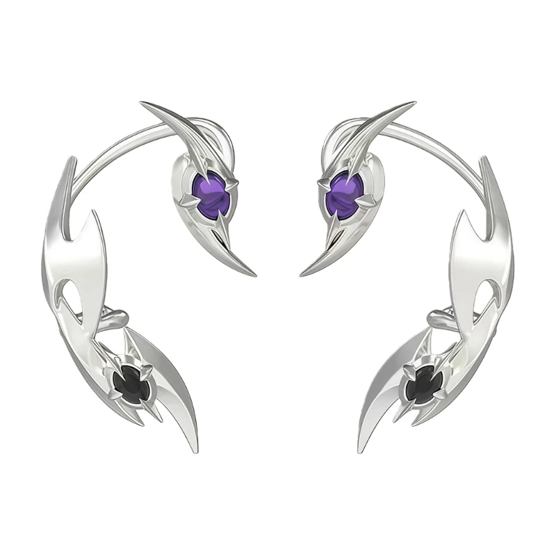 Edgy Dark Ear Cuff Mechanical Ear Hangings Alternative Fashion Jewelry Accessories For Women and Girls