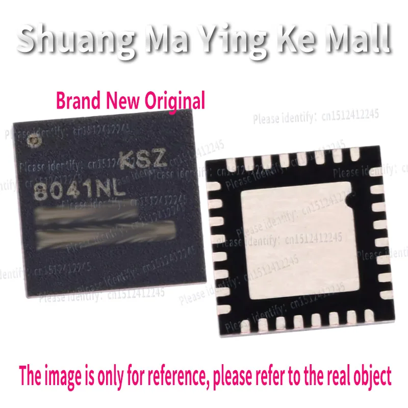 2PCS KSZ8041NL-TR KSZ8041 MARK:KSZ8041NL QFN32, 10BASE-T/100BASE-TX Physical Layer Transceiver IC CHIP New Original