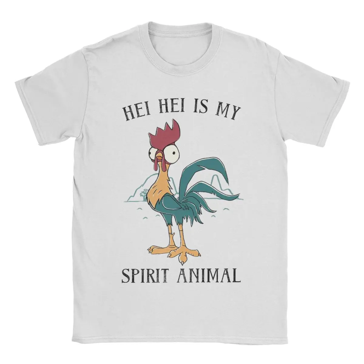 Men Women T-Shirts Moana Hei Hei Is My Spirit Animal Portrait Fashion Pure Cotton Tee Shirt T Shirts Clothes Graphic Printed