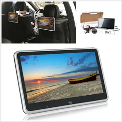 10.1 Inch Ultra-thin Car Headrest Monitor MP5 Player Mirror Link Android FM HD 1080P Video Screen With USB/SD Multimedia Player