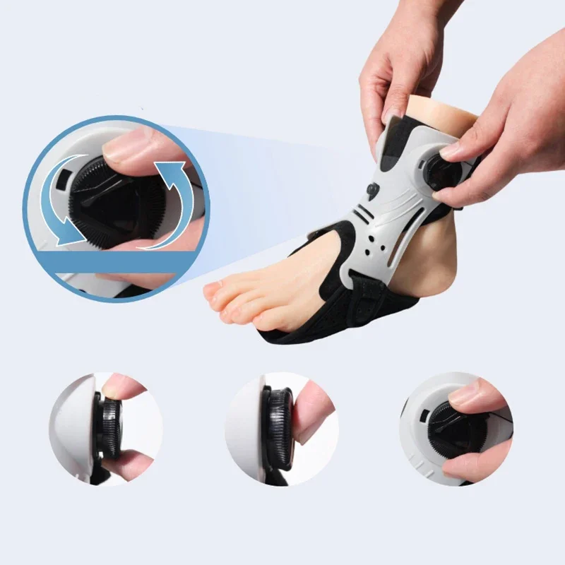 Ankle Support Fixator Ankle Protection Inversion Orthosis With Airbag Adjustable Freely Easy Wear Ankle Joint Fixation Brace