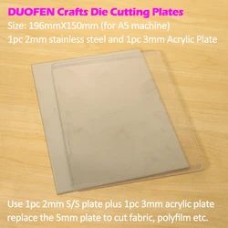 DUOFEN METAL CUTTING DIES die cutting stainless steel plates Acrylic plates for die cutting machine 2021 new