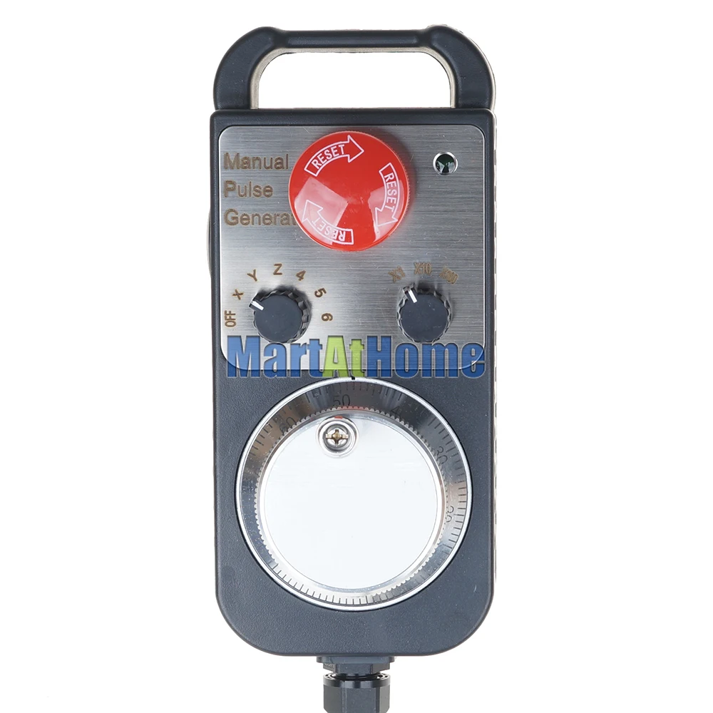 CNC 4 Axis MPG Pendant Controller CHP004S100L002 with E-stop Button for CNC Lathe and Milling Controller