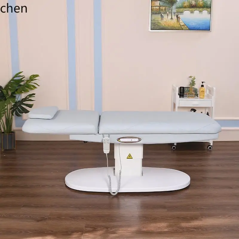 

HTT Electric Beauty Bed for Beauty Salon, Special Eyelash Bed, Ear Picking, Tattoo Embroidery, High-end Adjustable Bed, Spa Care