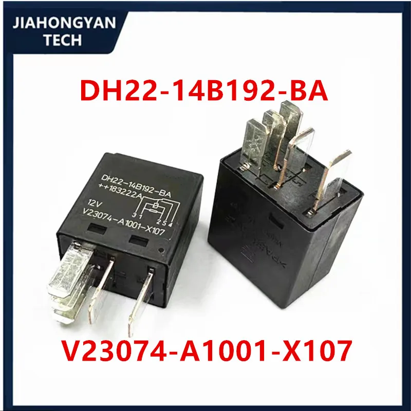 Original V23074-A1801-X106 12V  DH22-14B192-AA DH22-14B192-BA  V23074-A1001-X107 For Tyco Automotive Relay