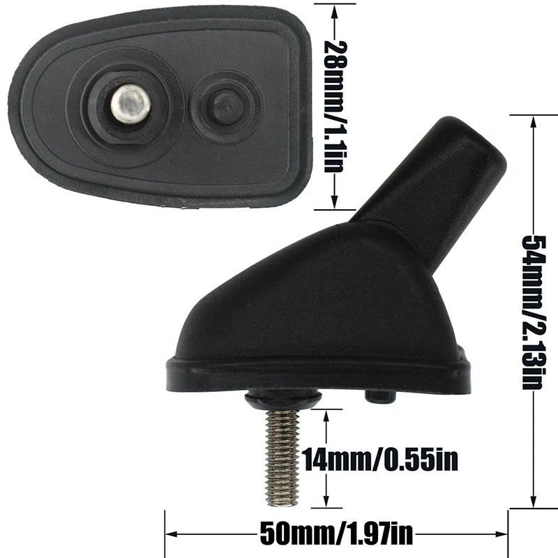 Car Roof AM/FM Antenna Aerial Mount Base Black Exterior Parts 28216BC20A for Nissan Almera Micra 2001 2002 2003 2004 2005 2006