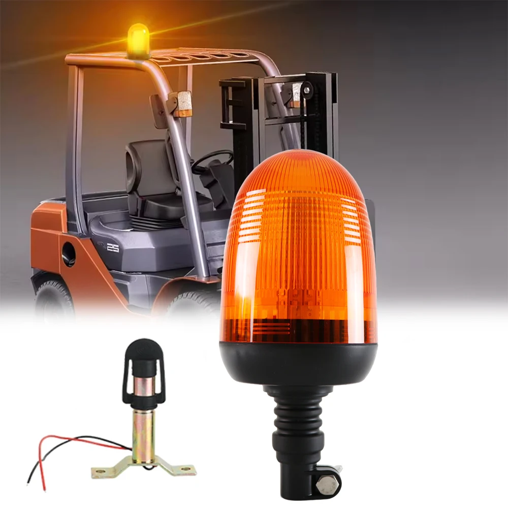 

80 LED Tractor Forklift Warning Light Police Motorcycle Rotating Emergency Flashing Strobe Light Beacon Truck Car Signal lamp