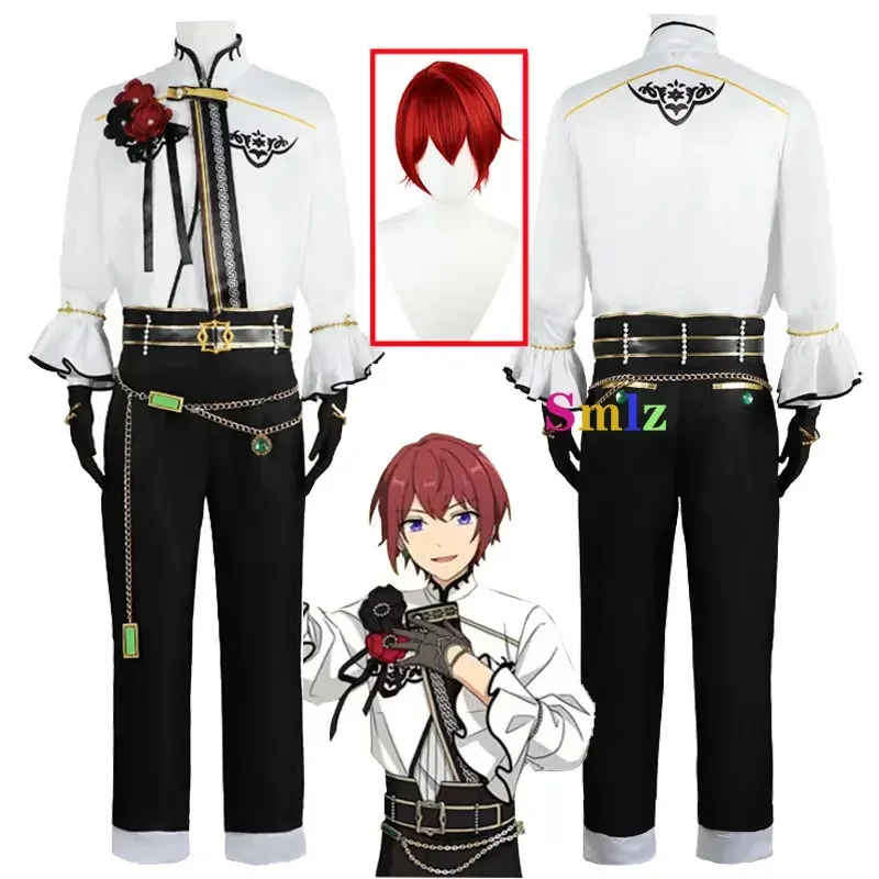 A Mystic Fragrance Knights Sena Izumi Cosplay Anime Ensemble Stars 2 Costume Narukami Arashi Uniforms Wig Set