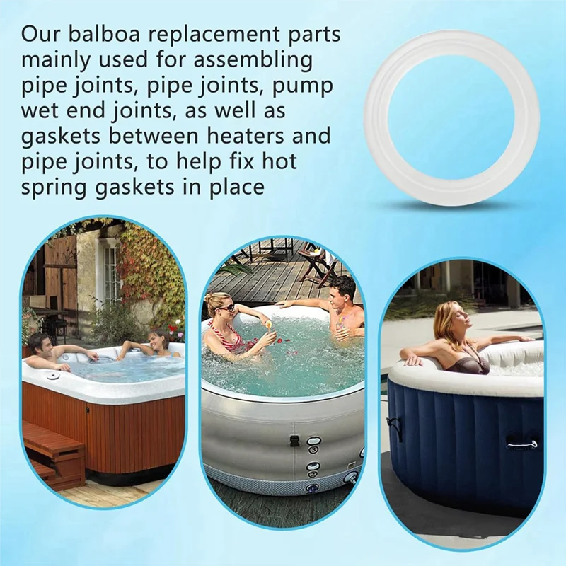 

AB41-711-4030B Замена 2 дюйма для Balboa Gecko Спа прокладка нагревателя гидромассажной ванны для 2-дюймового спа-нагревателя в сборе Uszczelka Unions