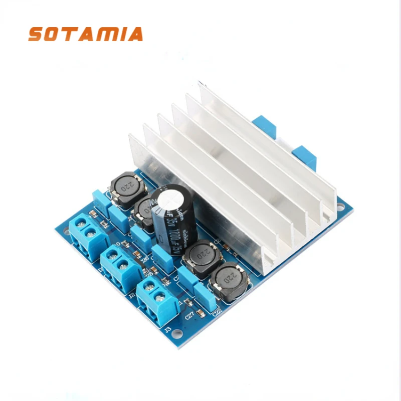 

Плата цифрового усилителя мощности SOTAMIA TDA7492 50Wx2 Hifi стерео мини-усилитель DIY домашний кинотеатр одноканальный BTL 100 Вт усилитель аудио
