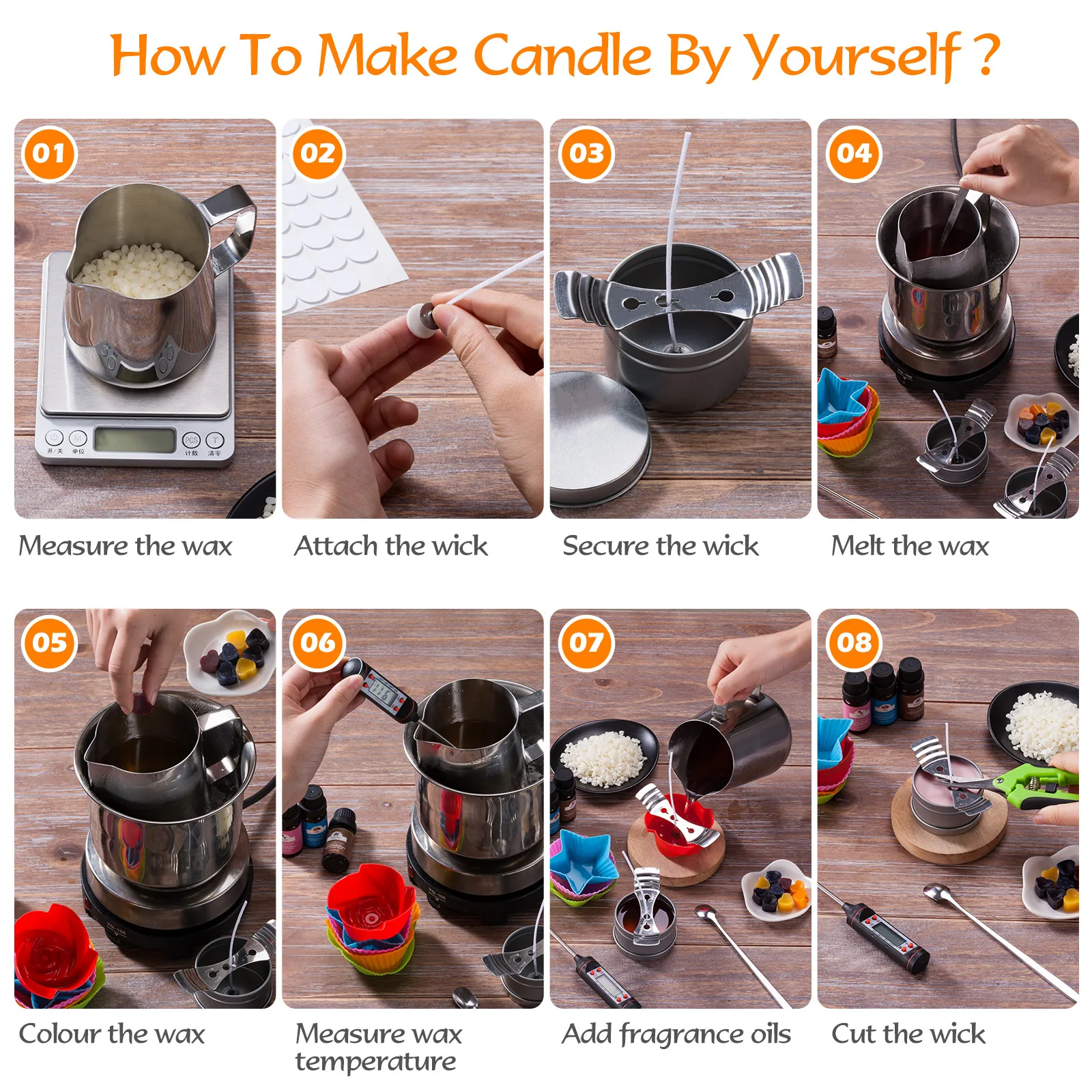 Diy Kaars Kit Soja Bonenwas Ka - Candle Making Instructions recensie en prijs