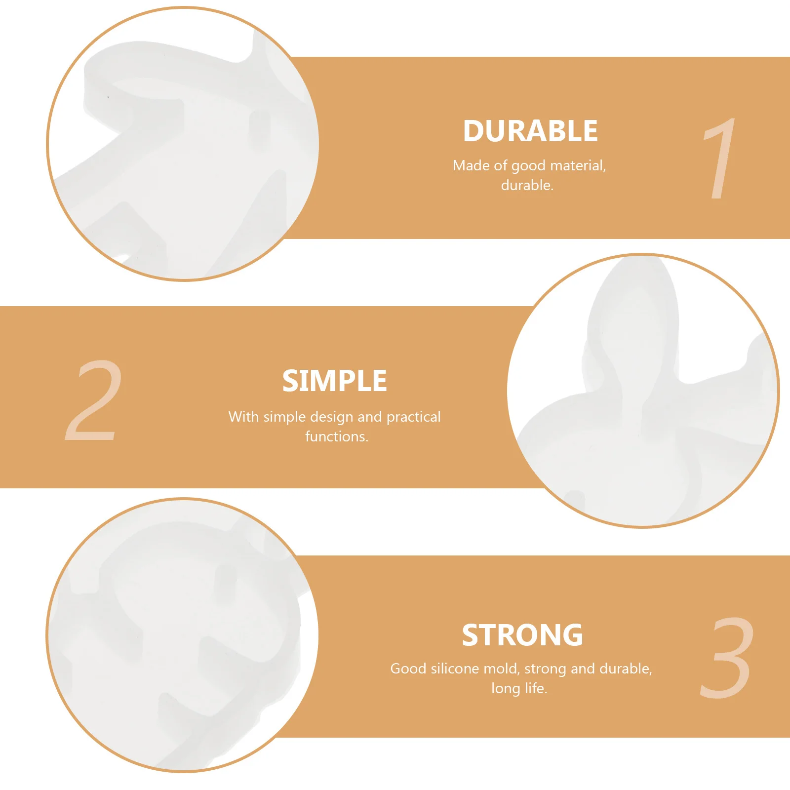 

5Pcs Silicone Keychain Mold DIY Resin Pendant Molds for Easter Bunny Carrot Hanging Ornament Making Kit Epoxy Mold