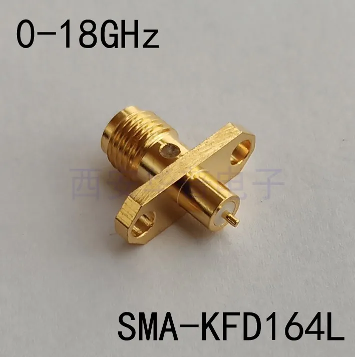 

SMA-KFD164L RF connector 18G high frequency metal through cavity panel flange SMA RF connector female