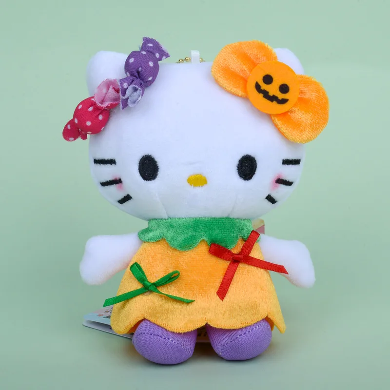 

Sanrio Character Peripheral Hellokitty Cinnamoroll Pochacco Halloween Cartoon Pumpkin Dress Up Series Pendant Decoration Gift