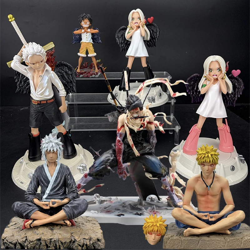 

Anime Zabuza Figure Uzumaki Naruto Shippuden Figurine Jiraiya Statue Snake Boa Seraphim One Piece Dracule Mihawk Figures Toys