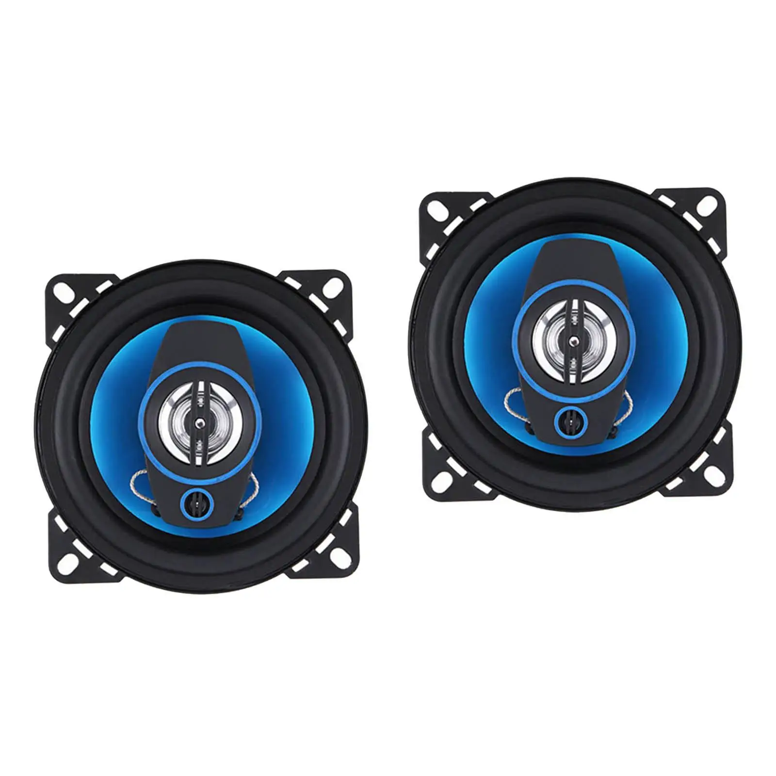 2 Pieces 4 inch 300 Watts Universal Easy Mounting Premium Accessories Black