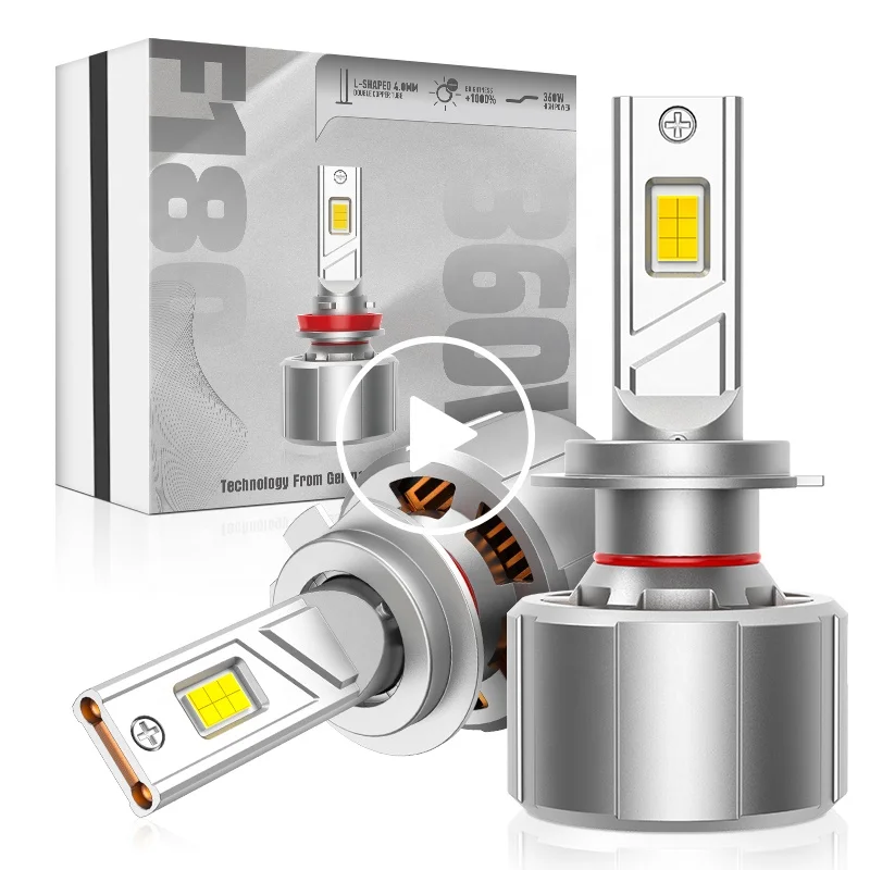 

Xenplus LED Headlight Bulb F180 360W 58000LM H1 H4 H7 H11 H13 9004 9005 9006 9007 9012 880 LED Headlight