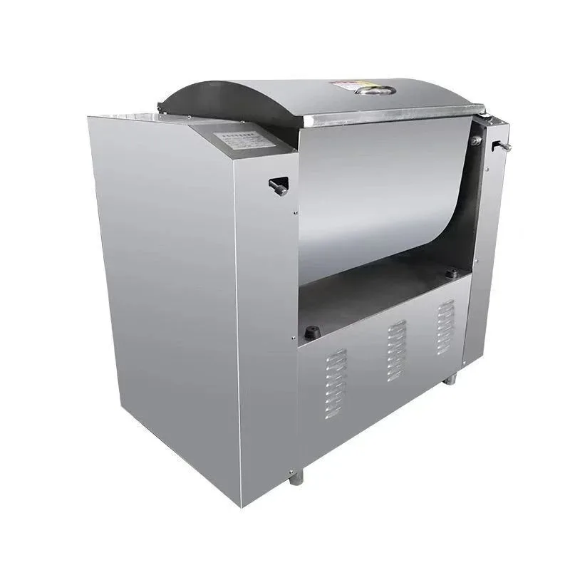 for Silent Stainless Steel Dough Mixer Fully Automatic Commercial 15-25kg 50kg Large Capacity Flour Kneading Machine