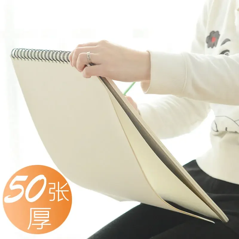 Professional Sketchbook Thick A4 Pape Notebook Diary Art School Supplies Pencil Drawing Notepad Painting Book