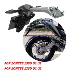 Motorcycle License Plate Holder Tail Light Bracket Fender Bracket For Zontes U -125 ZT125-U 125-U2 125-U1 155U