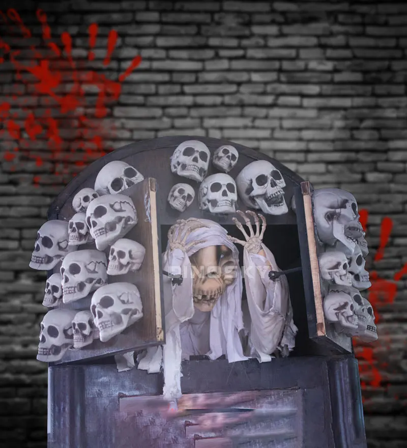 ATV&UTVFactory Direct Flexible Silicone Roaring Ghost Figure for Terrifying Halloween Adventures