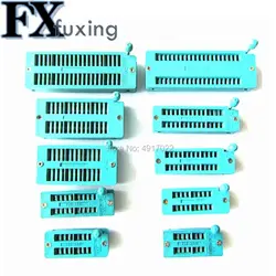 2pcs/lot IC lock seat zif socket Connector Test Universal zif sockets 14Pin/16Pin/18Pin/20Pin/24Pin/28Pin/40Pin 14P/16P/18P/20P