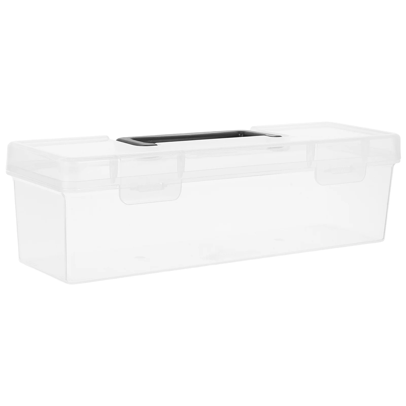 

Seed Packet Organizer Box Portable Clear Plastic with Handle Small Storage Container Garden Seed Storage Organizer