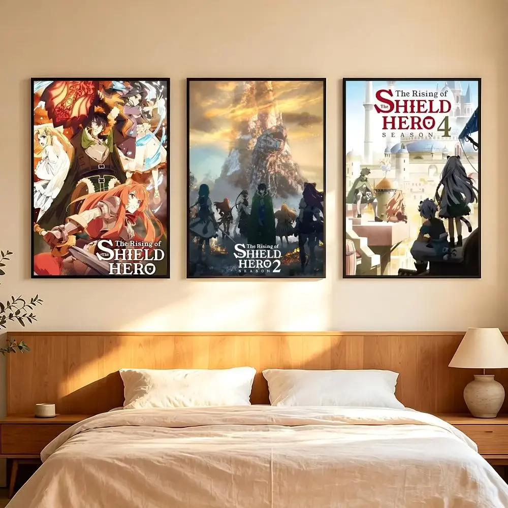anime The Rising of Shield Hero Poster HD Printing Comfortable and Fresh Style Wall Art Home Decor Living Room Cafe Gift