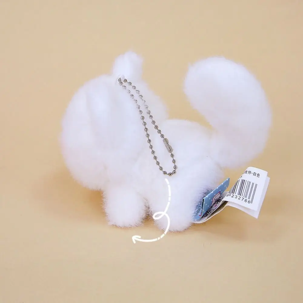 

Cartoon Cat Animal Doll Pendant Cute Style Plush Material Mobile Phone Pendant Creative Design Keychain Function