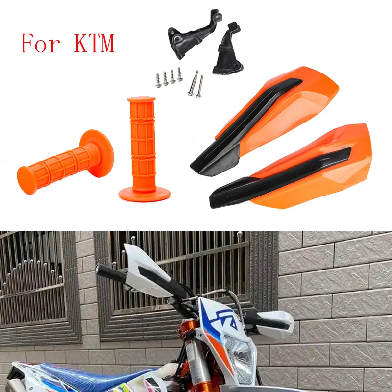 Motorcycle Rubber HandleBar Grip Handguards Handguard Hand Protection Cross for KTM EXC SX XCF XC XCF EXCF SXF Accessories