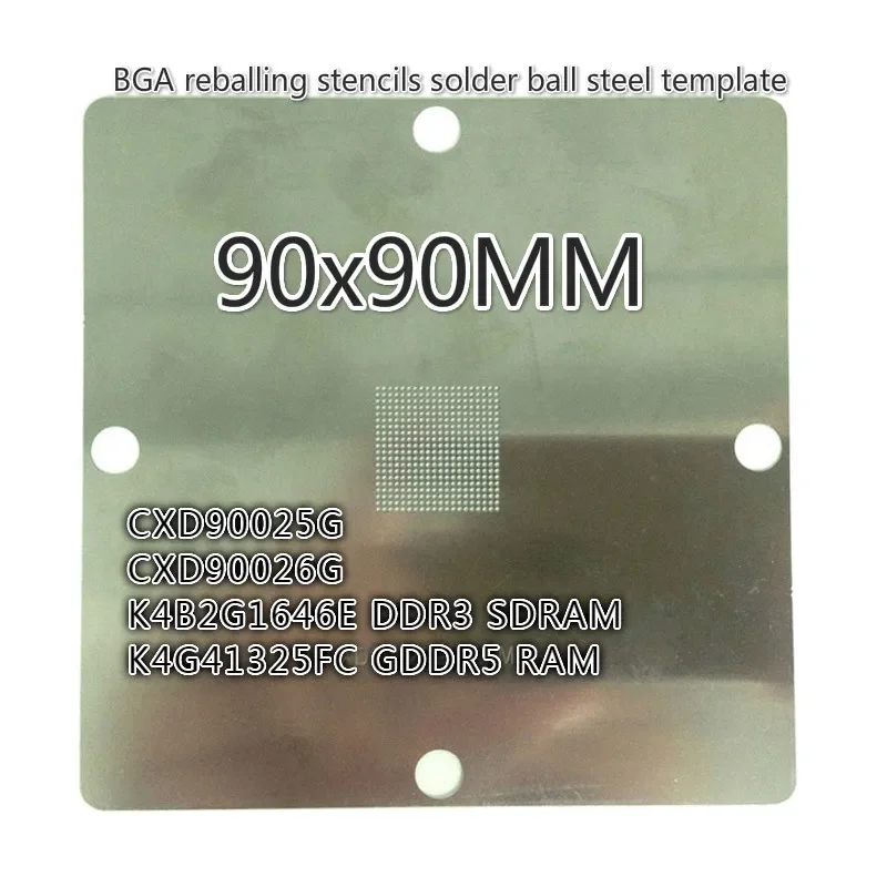 Imagem -03 - Estêncil Adequado Estação de Solda Bga Ferramentas de Reballing Peças Lote 90 mm Ps4