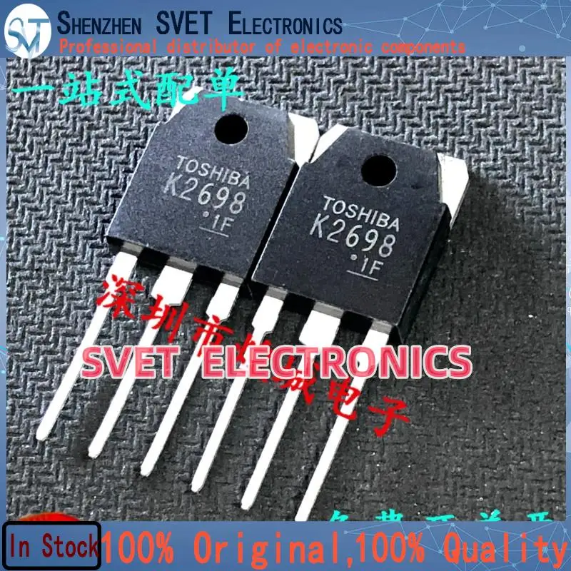 10PCS-50PCS  2SK2698 K2698  TO-3P MOS 500V 15A  Original In Stock Fast shipping