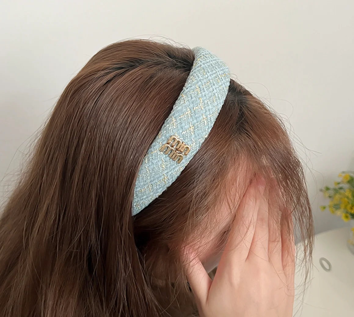 Fashion Headbands For Women Girl Hair Accessories Blue Pink Korean Retro Hairband Hair Hoop Woman Hair Bands Headwear Bezel