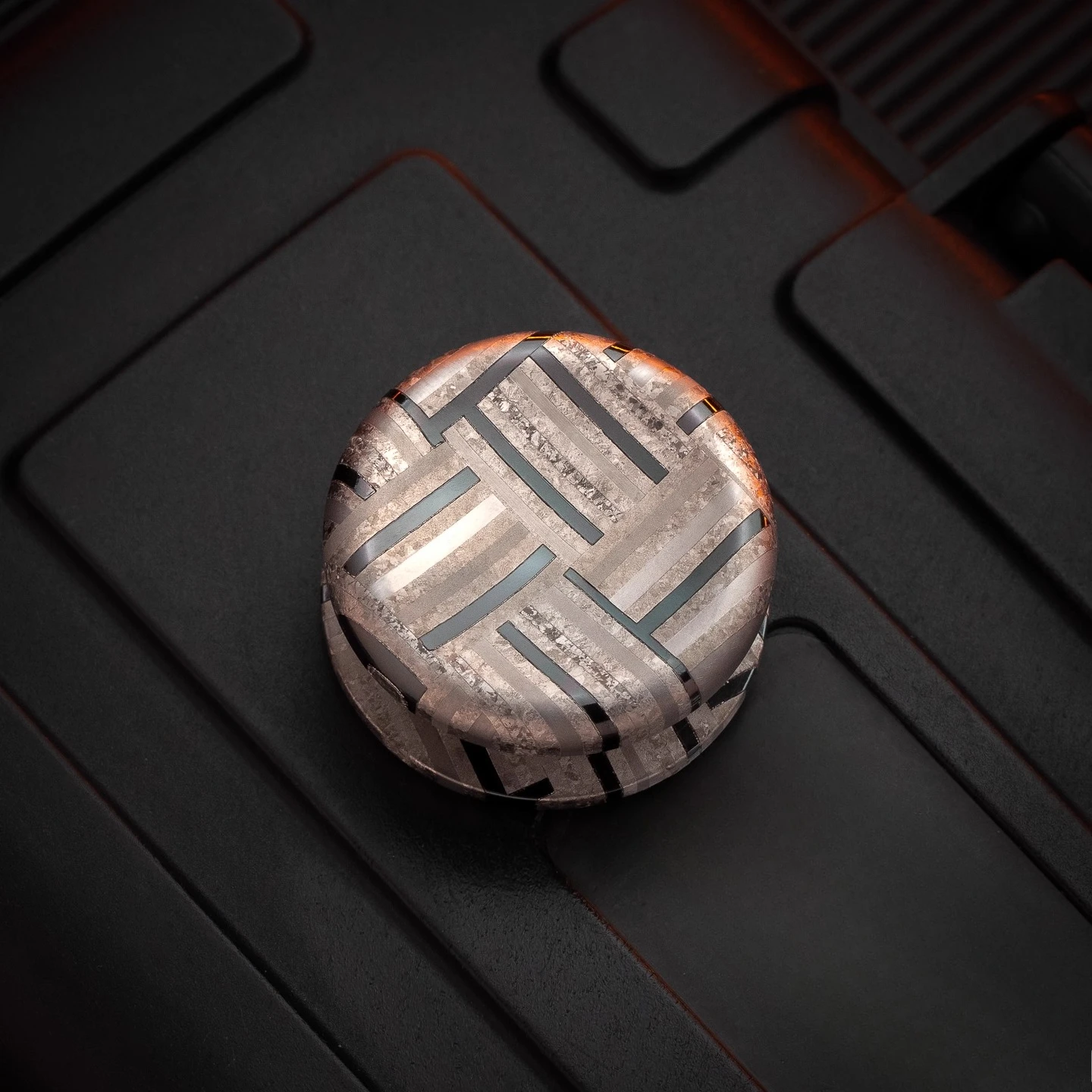 ELEEDC إيفا قفل تململ سبينر تعديل المعادن الميكانيكية الملحقات EDC لعبة الضغط #2