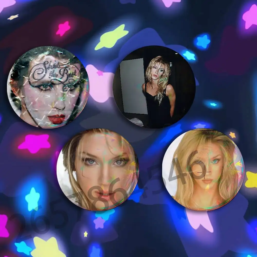 T-Troye Sivan S-She s The Best Button Pin Single Pack Anime Merch for Ita Bags Badge Collectible Buttons TH