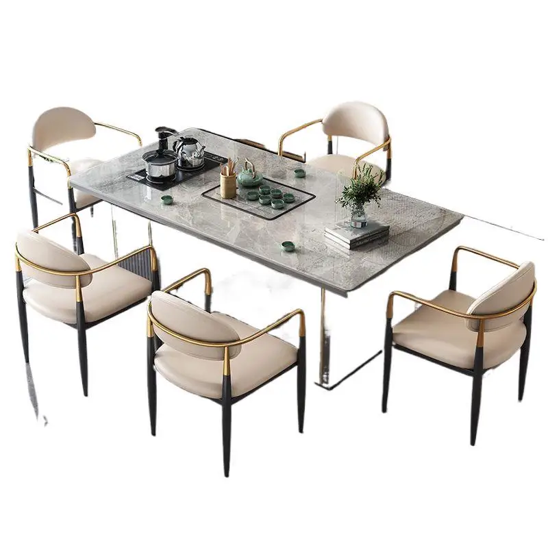 

A complete set of tea-making balconies, light luxury, modern, simple, home, office, multi-functional, Italian tea table