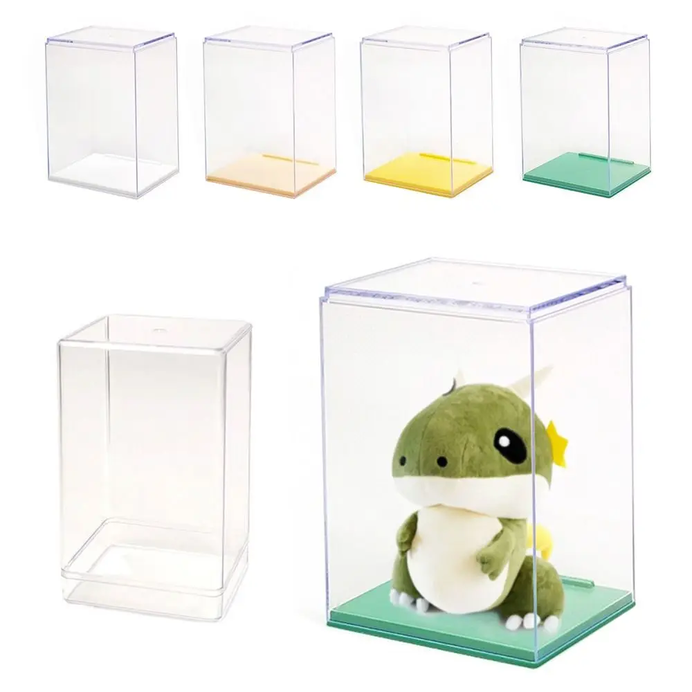 Storage Box Desktop Doll Display Box Single Dustproof Transparent Display Rack
