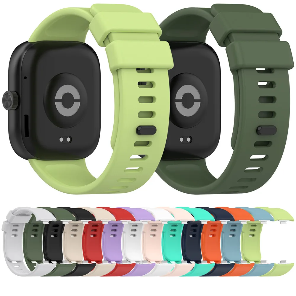 Silicone Watch Band Bracelet For Redmi watch4 Watch Strap Soft Wristband Waterproof Belt watchband