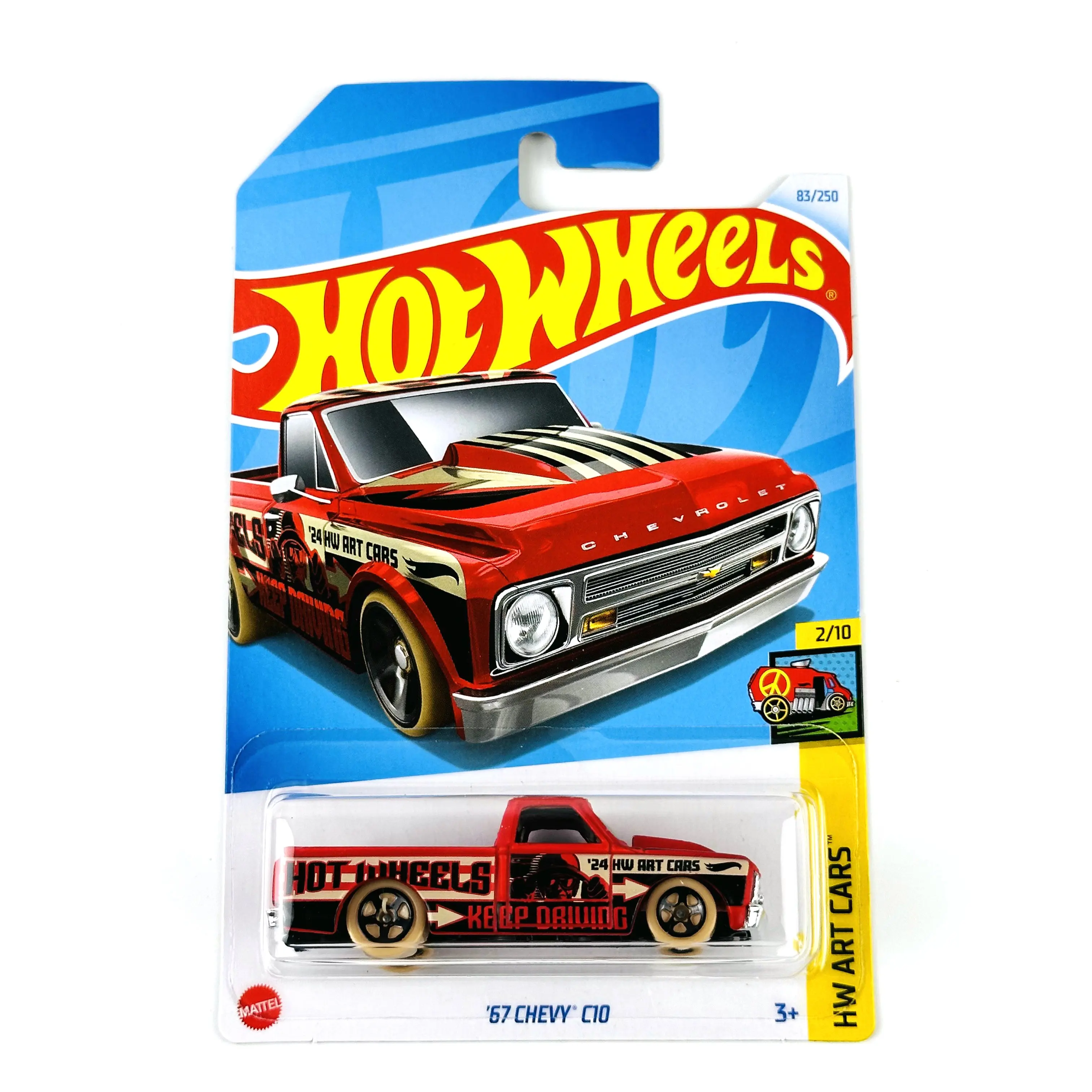 2024-83 Hot Wheels Cars 67 CHEVY C10 1/64 Metal Die-cast Model Collection Toy Vehicles