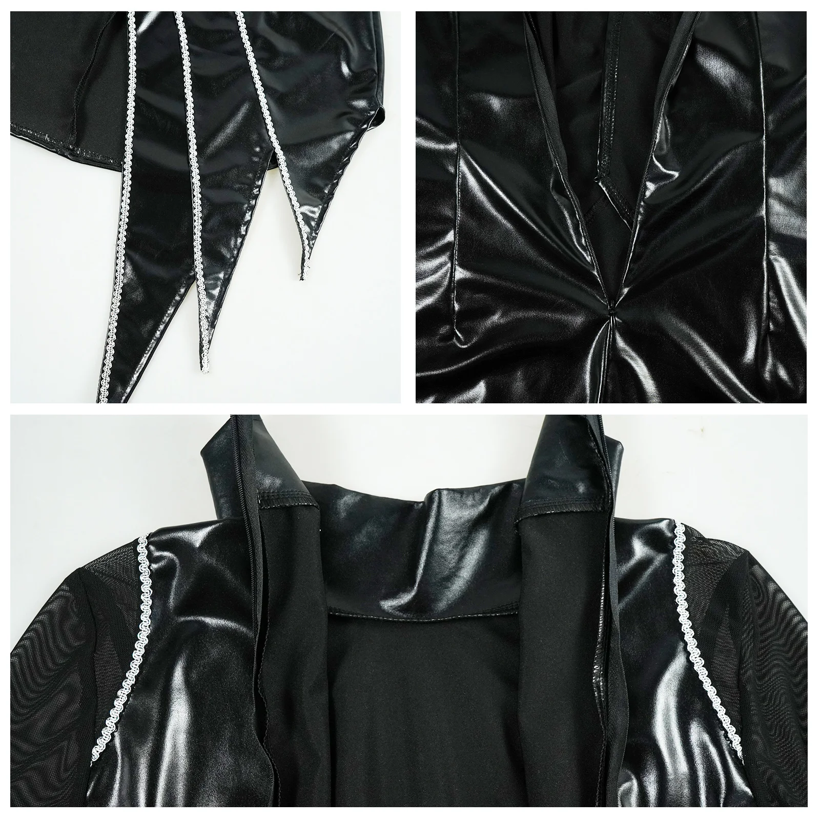 Disfraz de Cosplay de Anime Mira Zoey Rumi, traje de batalla Kpop de Halloween Rumi, traje negro, actuación de Huntrix, Fanc de talla grande S-3XL