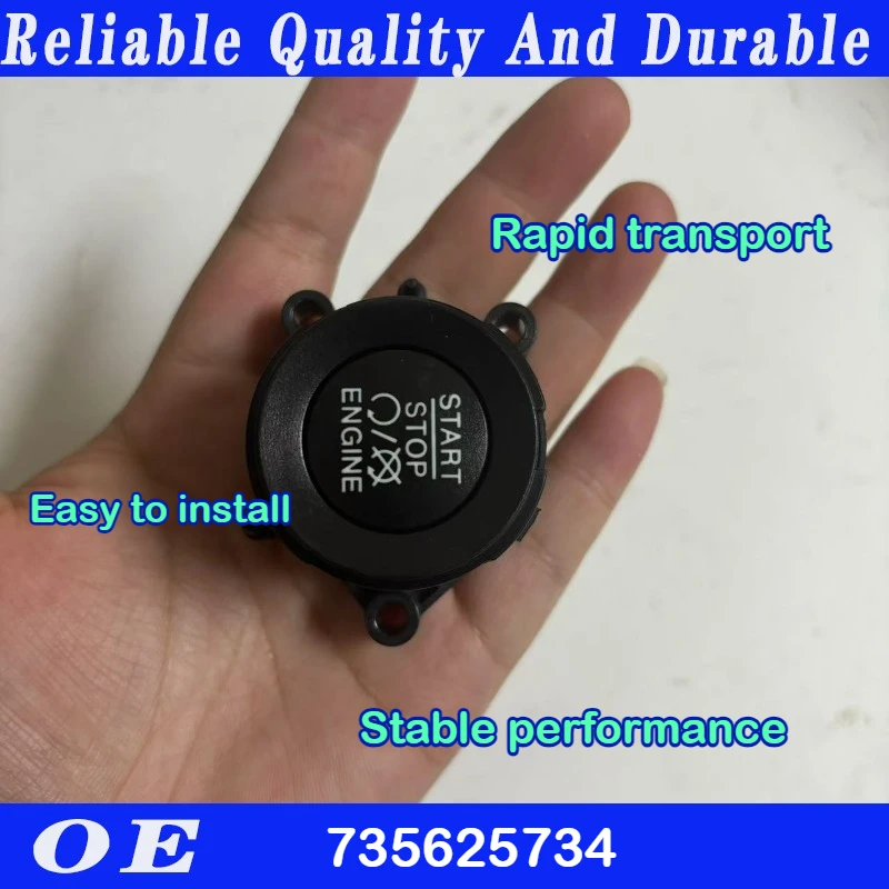 

High quality Engine Key Start Stop Switch For JEEP Compass Renegade 2017-2021 5ZR57LXHAA 735625734, 735630236 car accessories