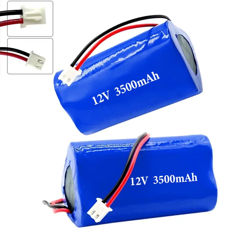 

12V 3S1P Battery 12.6V/11.1V 18650 Li-ion Battery Pack 3500mAh Backup Power Supply, CCTV, Camera, Fascia gun，lithium-ion battery
