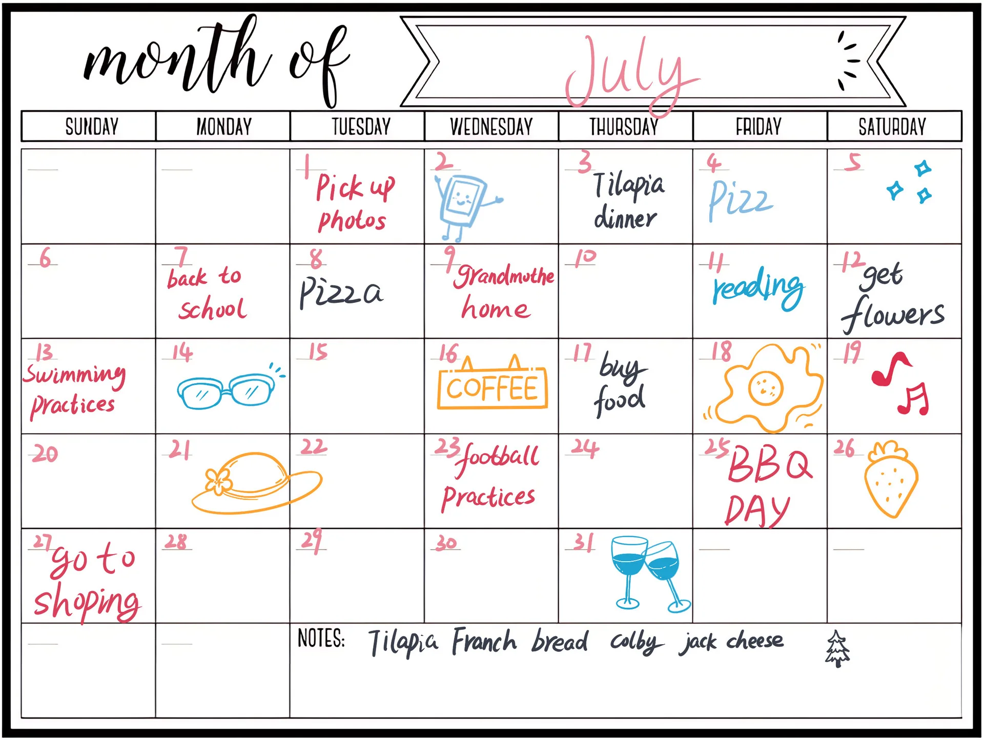 Magnetic Calendar Smooth Fridge Sticker Magnetic Planner Magnetic Refrigerator Whiteboard For Kitchen Home Office