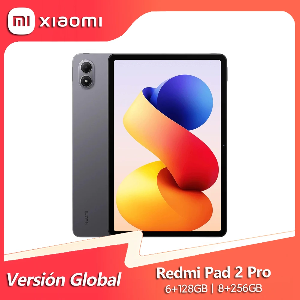 Xiaomi Redmi Pad 2 Pro, Pantalla de 12.1" y 2.5K, Snapdragon 7s Gen 4, Batería de 12000 mAh, Wi-Fi 6